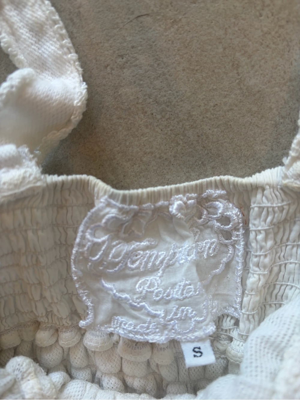 Temptation Positano White Crochet Lace Maxi Dress with Deep V-Neck - Picture 4 of 4